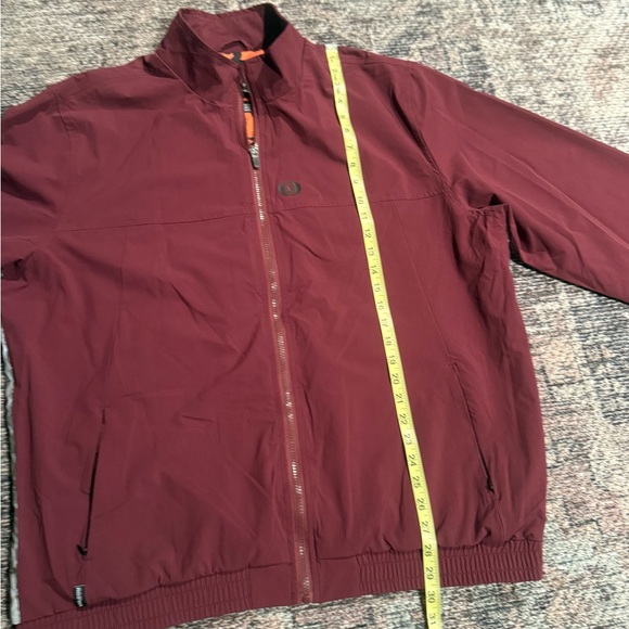 Volcom Maroon Zip Up Jacket - Picture 7 of 7